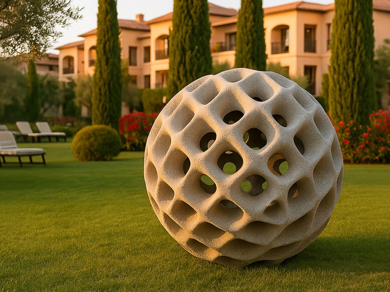 Concrete 3D printing，Outdoor lighting ，Sculptural sense，Sustainable Manufacturing，SPI process，