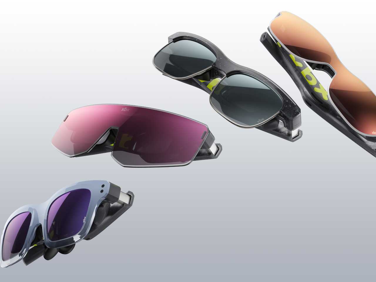 Ar glasses，exchangeable front frame，Space anti-shake，xbx，Portable display，