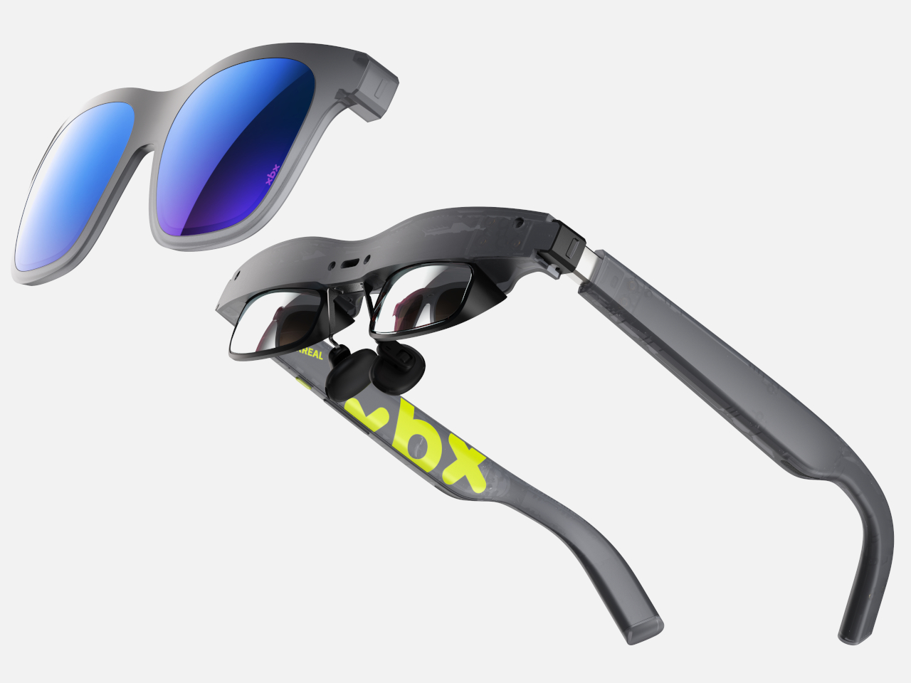 Ar glasses，exchangeable front frame，Space anti-shake，xbx，Portable display，