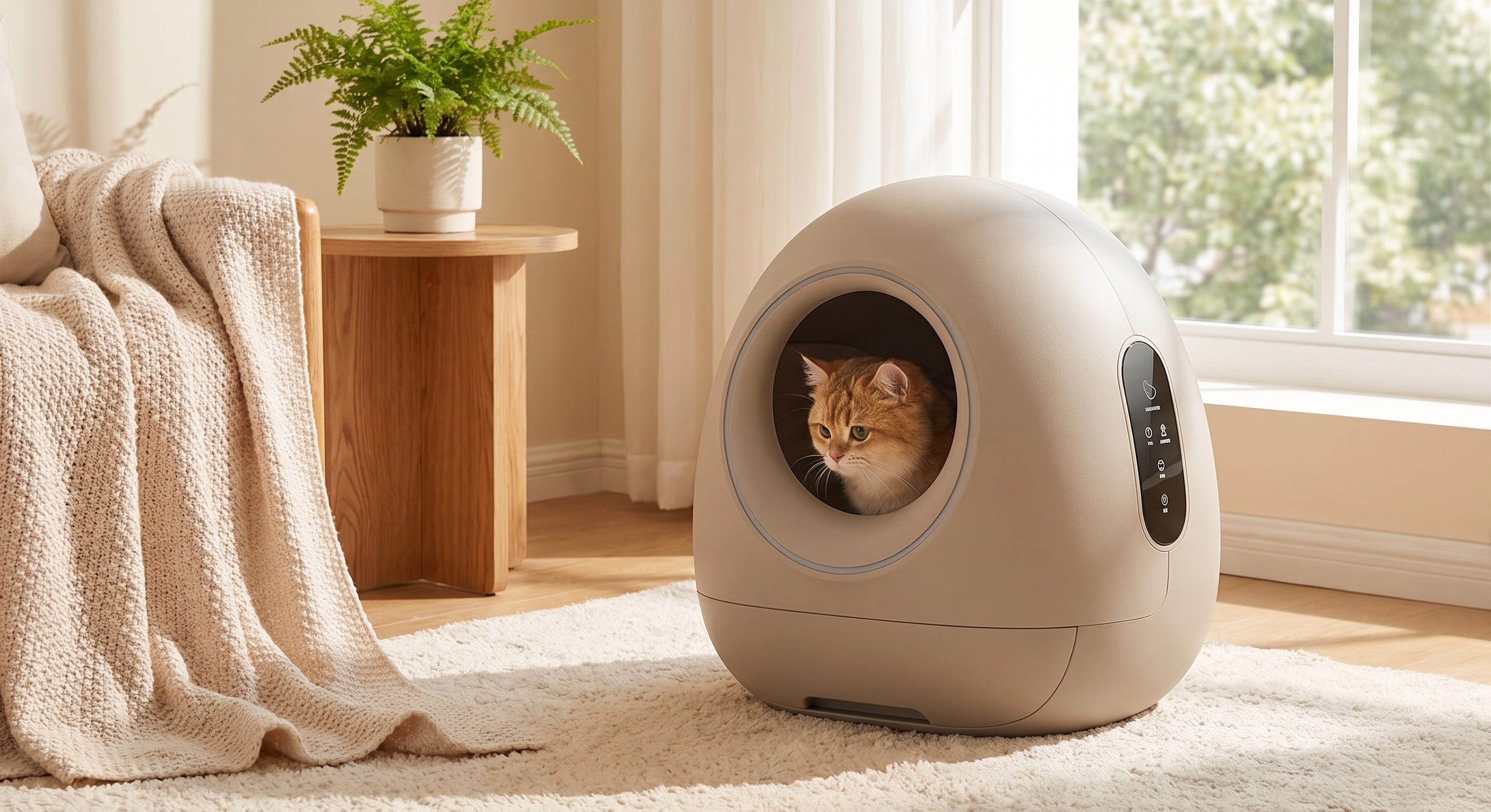 Warm Minimalism，Pet home integration，Modern home sculpture，