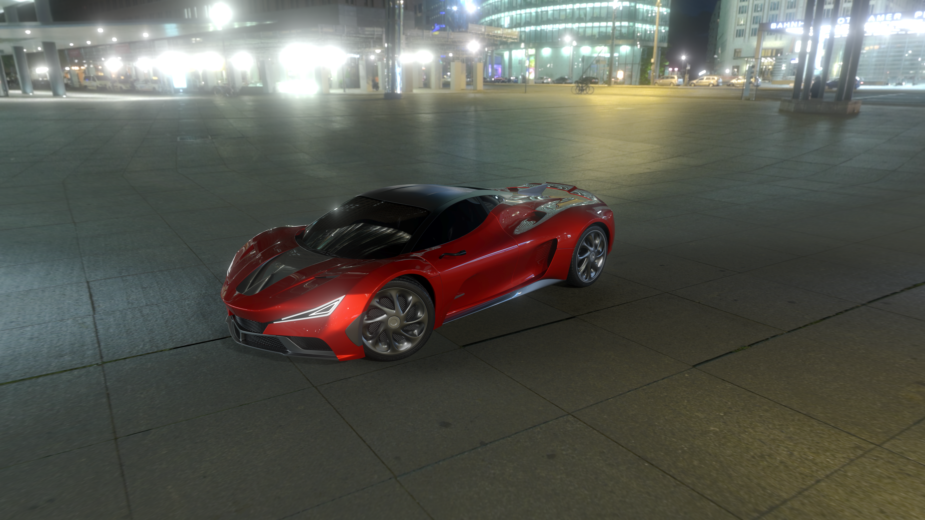 Super run，Sports car，streamline，