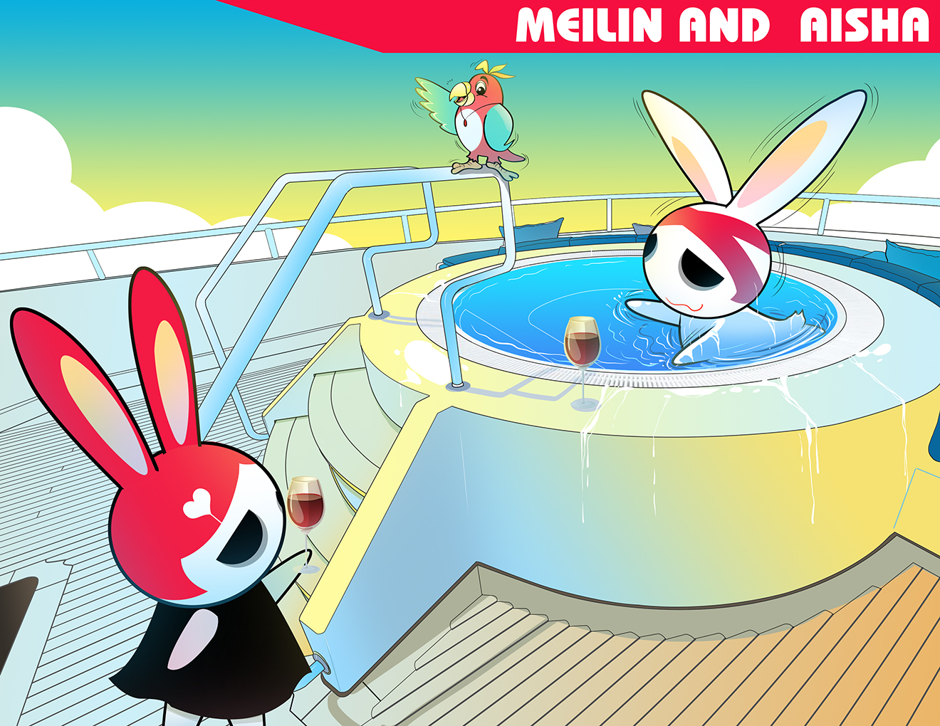 trend，comic，Tide play，Cartoon，Illustration，artist，Design，IP Design，