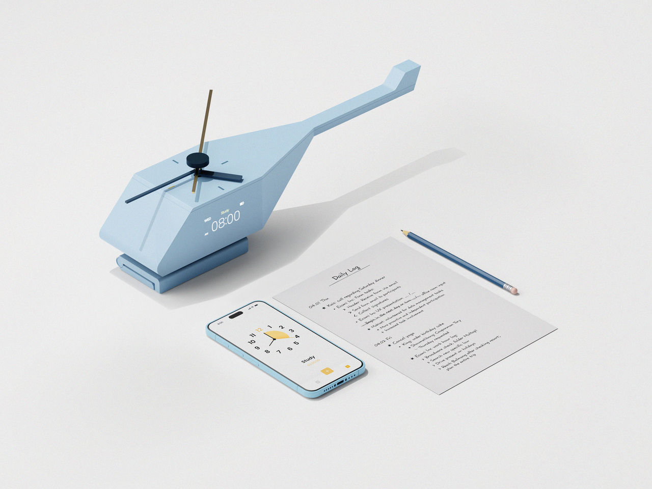 HOVSTEP，timer，conceptual design，Tabletop decoration，