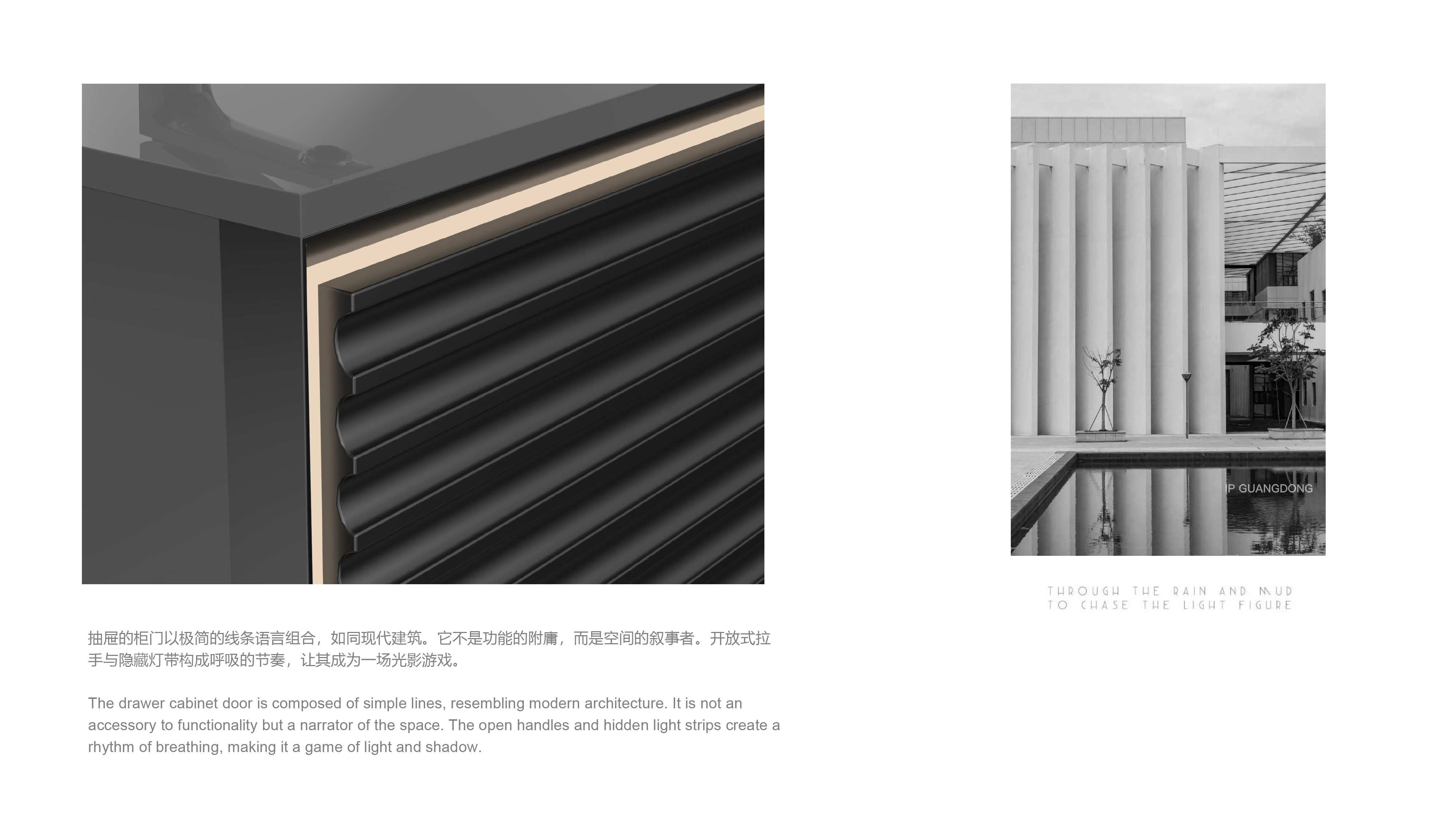 Bathroom cabinet; High-fixed; Minimal; Bathroom; Light luxury，