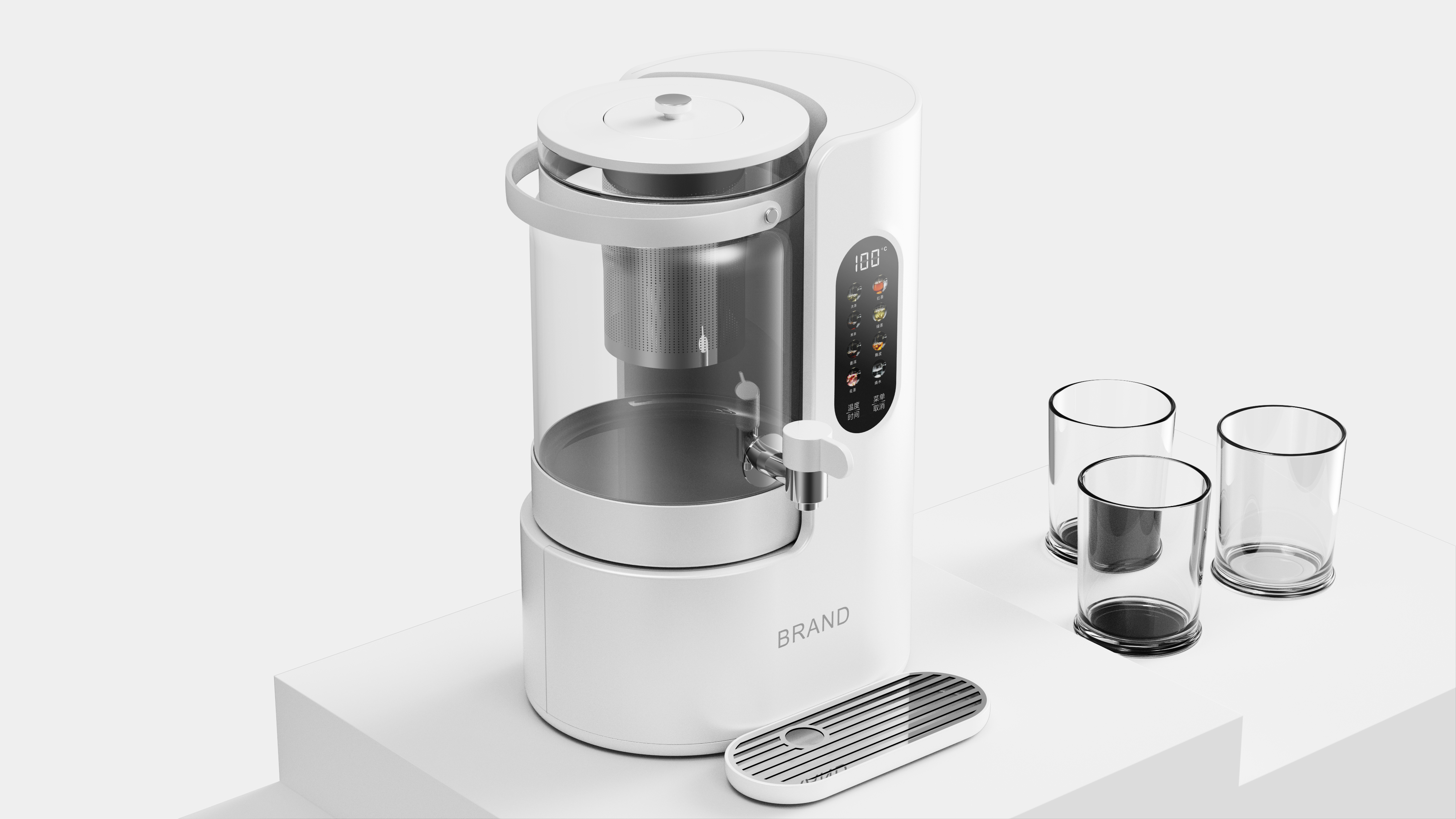 Health pot，Flower teapot，Appearance design，Small household appliance design，New product development，New product design，designer，Shunde Design，