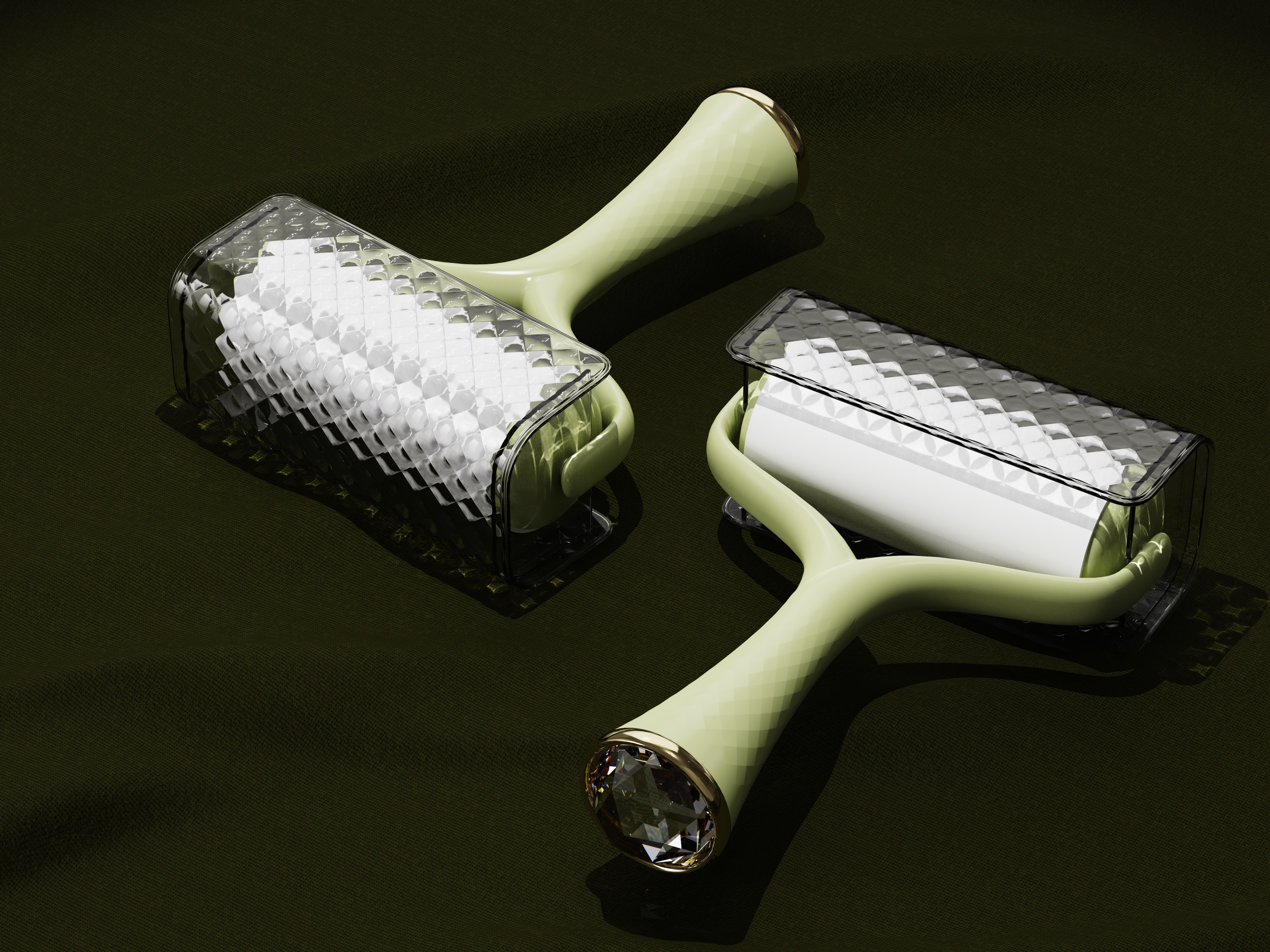 Hair sticking device，industrial design，Middle Ancient Style，