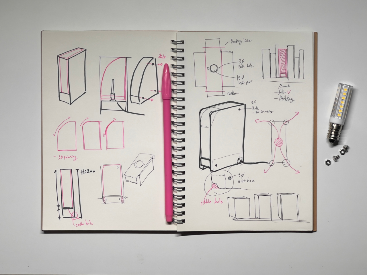 Folio，lamps and lanterns，conceptual design，Housewear & Furnishings，