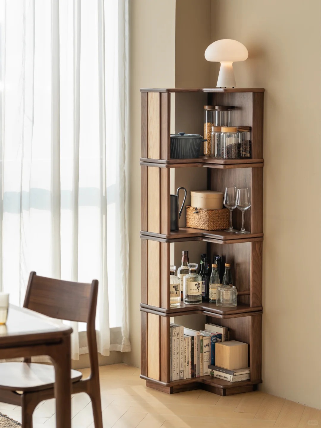 Black walnut furniture，Solid wood furniture，Original design，Residential Furniture，furniture design ，Module cabinet，