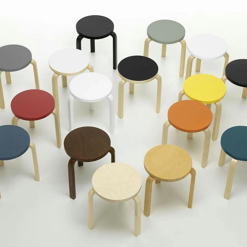 Display Rack，furniture design ，Modular furniture，space design ，Home design，industrial design，Shi Xiaoxi，stool60，Table，Why is this design good?，Finnish Design，stool，Design sharing，Japan excellent design award，product design，furniture，Artek，