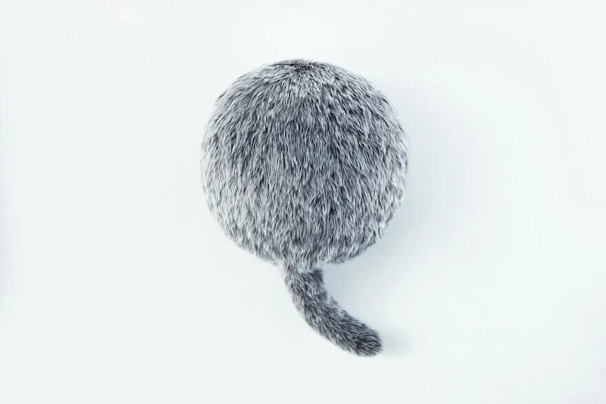 industrial design，Interaction design，product design，Interesting design，Cats Artifact，Qoobo Tail Robot，Shi Xiaoxi，Japan excellent design award，stroke a cat，Japanese design，Why is this design good?，