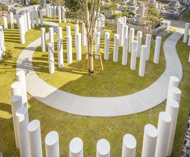 industrial design，product design，cemetery design，Shi Xiaoxi，About death，Japan excellent design award，Tombstone Design，garden design，Tombstone，Why is this design good?，