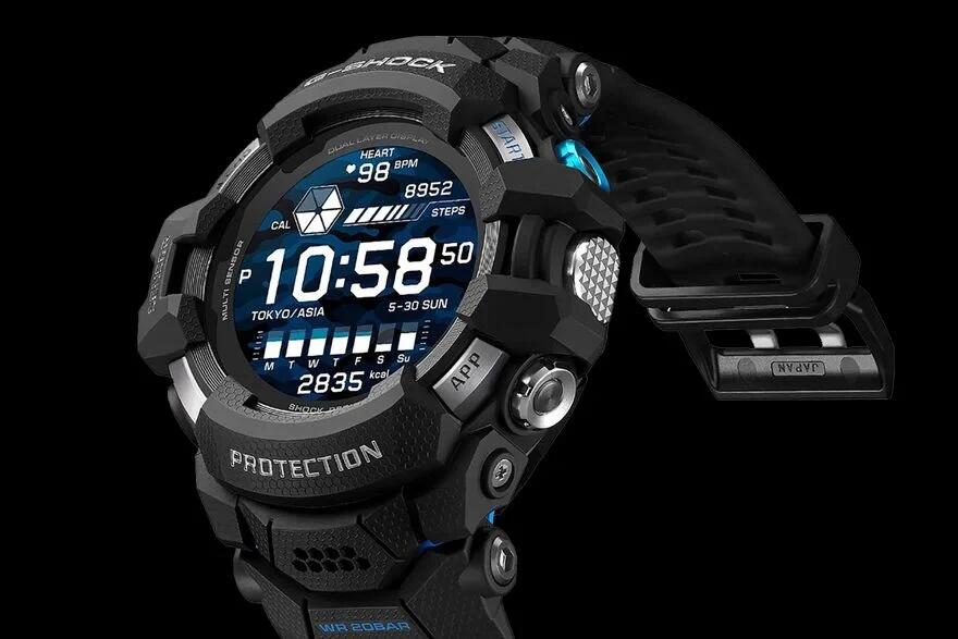 Sports Watch，industrial design，casio gshock，product design，Notes Inspiration，CASIO，Why is this design good?，Shi Xiaoxi，Casio Casio，Japan excellent design award，Intelligent Watch，Smart Wearable，gshock，Cyberpunk，