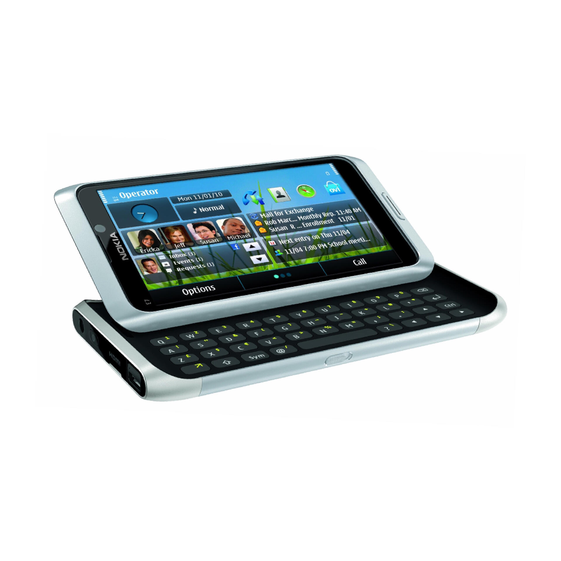 product design，NOKIA，Which design do you prefer?，industrial design，Shi Xiaoxi，The Nokia E7，Design case sharing，Have you used Nokia?，Try a new look，Mobile phone design，Why is this design good?，nokia，