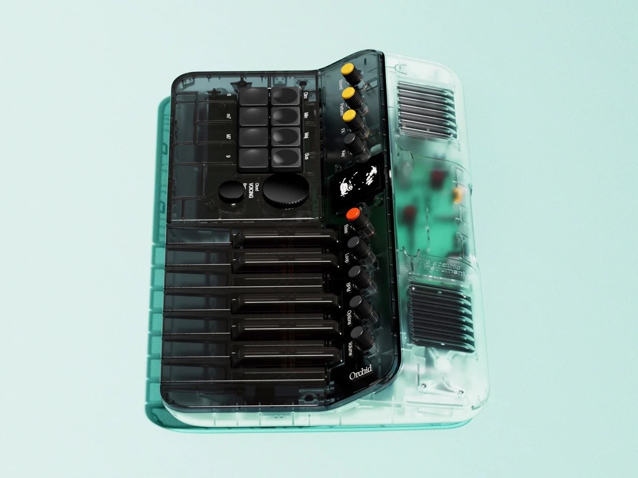 Synthesizer，Digital，Electronic equipment，Orchid Arctic，