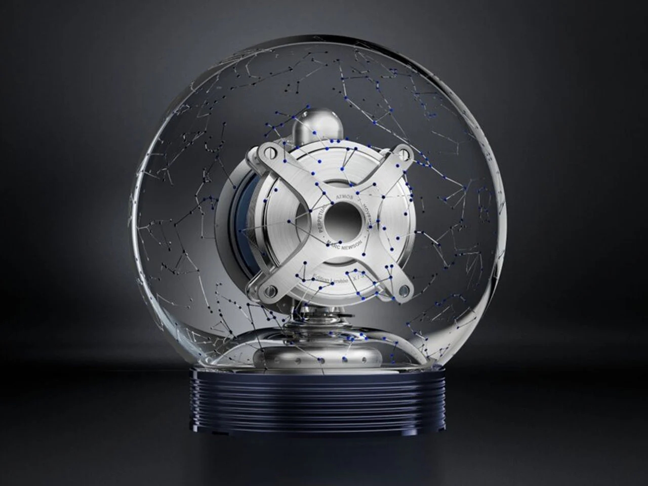 astronomical air clock，Arts and Crafts，Ornaments，Atmos Hybris，Artistica Tellurium，