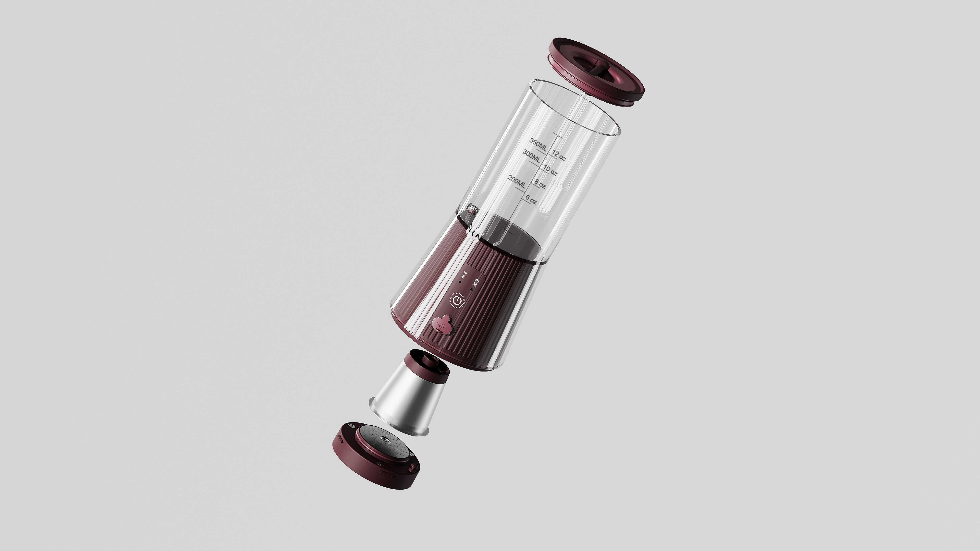 # Portable coffee machine，# Cold coffee，# Good coffee，# Good things in the office，# Carry coffee cup，# Coffee utensils，# High-value water cup，#Industrial Design，