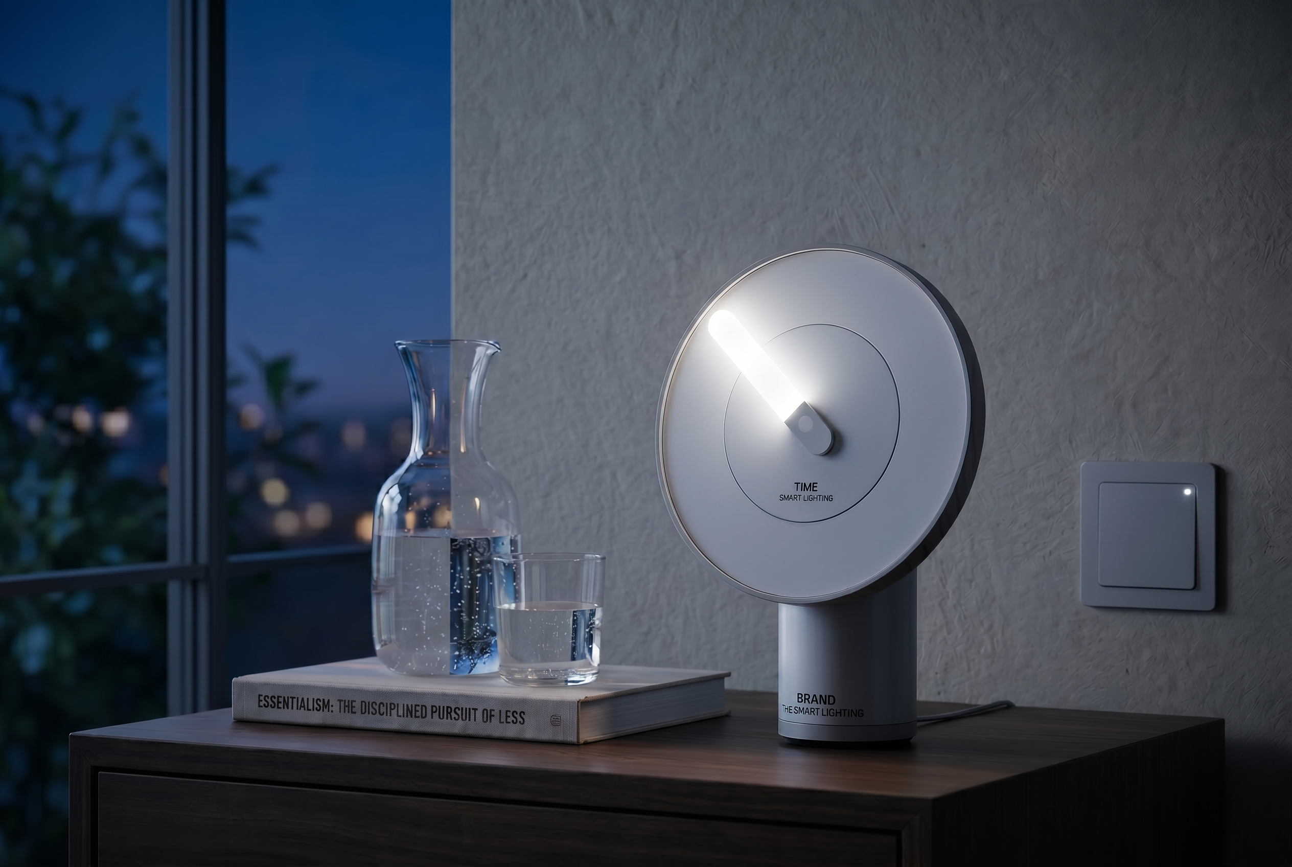 lighting，Creative design，Clock innovation，Noun interpretation，