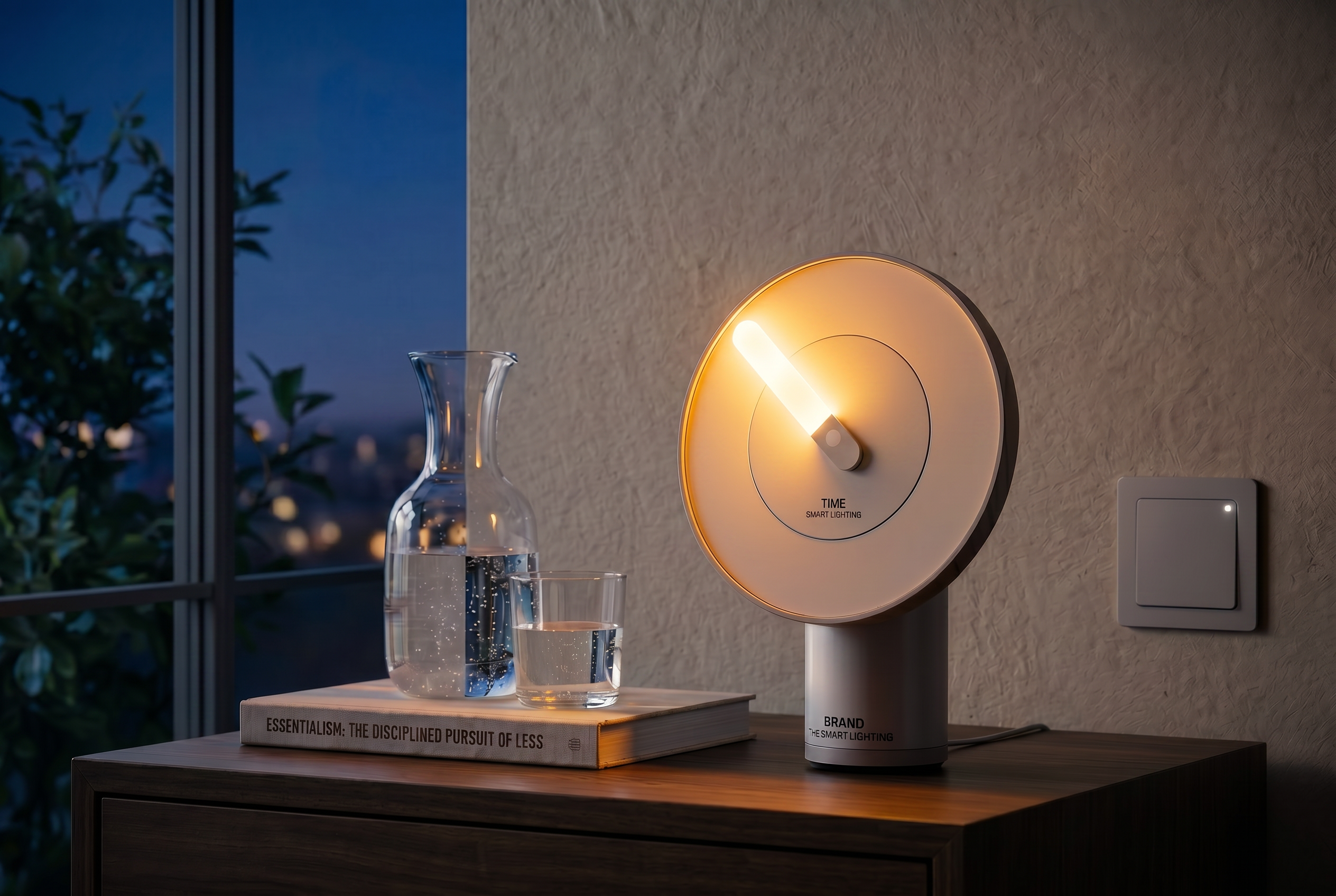 lighting，Creative design，Clock innovation，Noun interpretation，