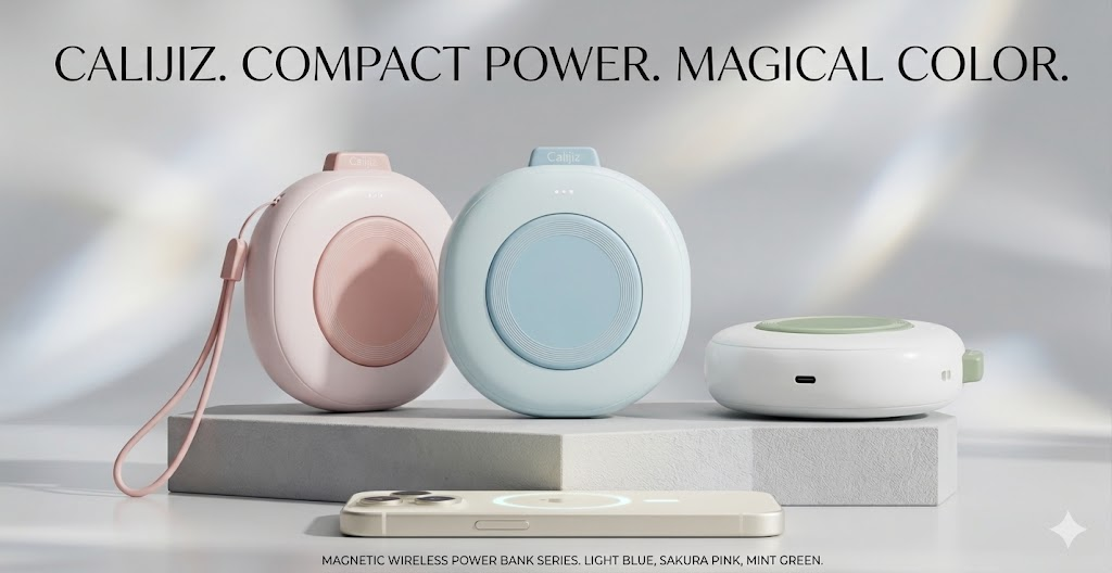 Magnetic charging treasure, mini pocket charging treasure, wireless fast charging mobile，