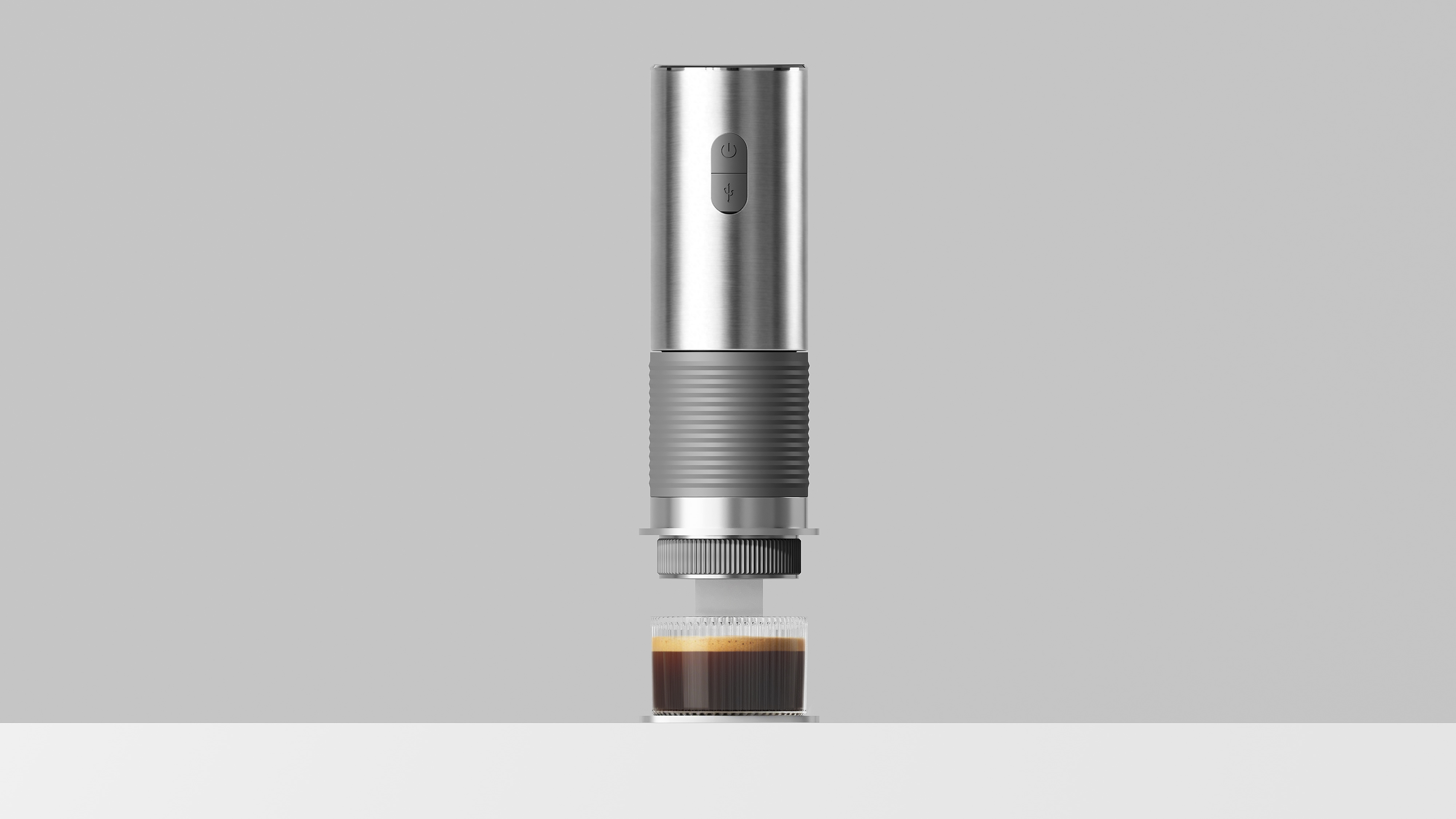 # Piston coffee machine，# High Pressure Extraction，# Portable espresso machine，# Outdoor coffee utensils，The office coffee，#Industrial Design，