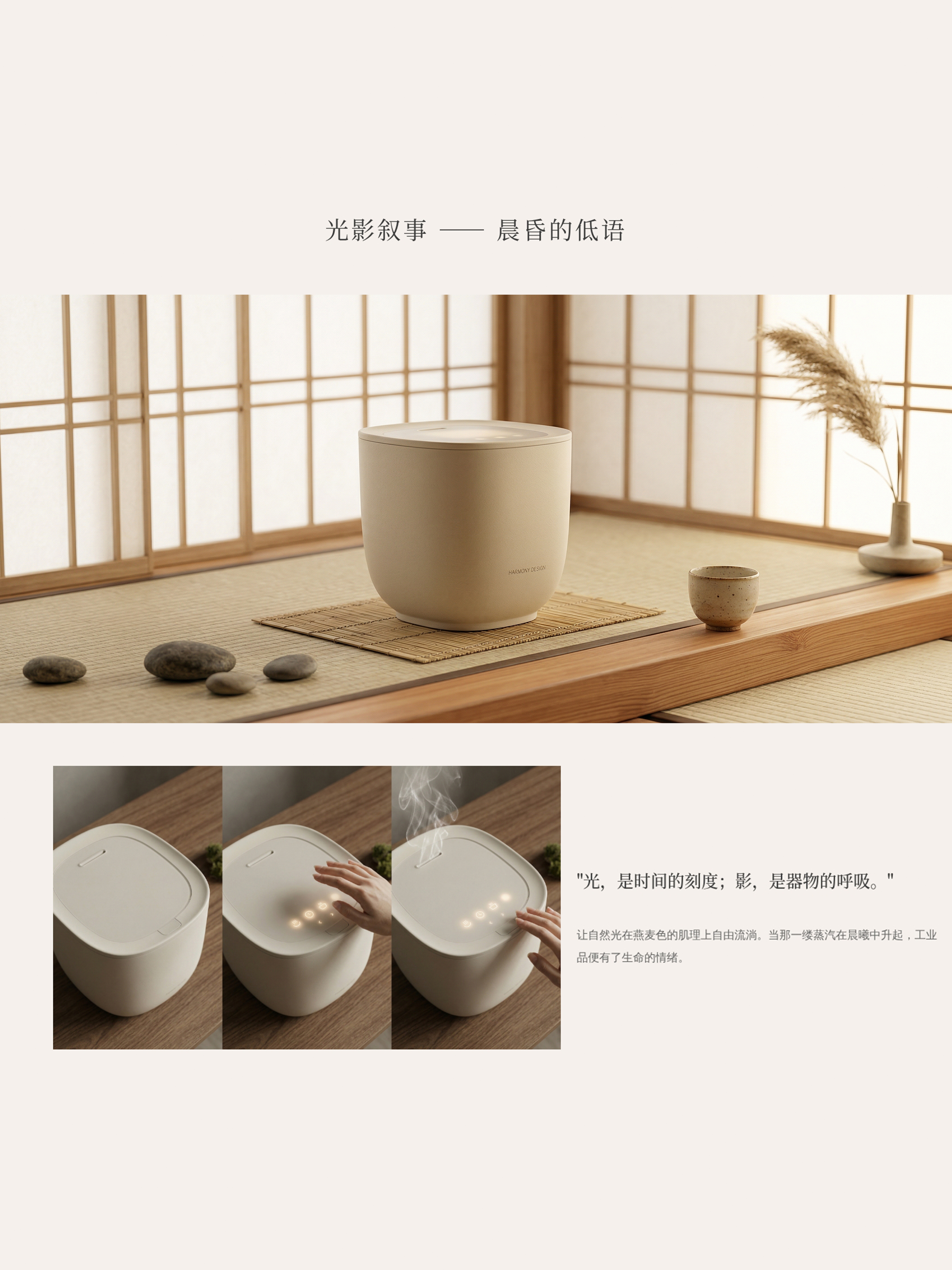 rice cooker，Appearance design，Rice Cooker Rendering，