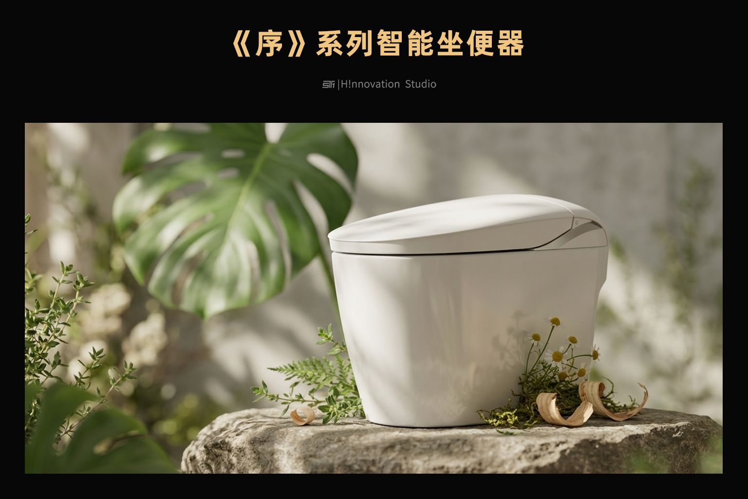 Design case，Intelligent toilet，bathroom，Bathroom space，Toilet design，industrial design，product design，Simple design，