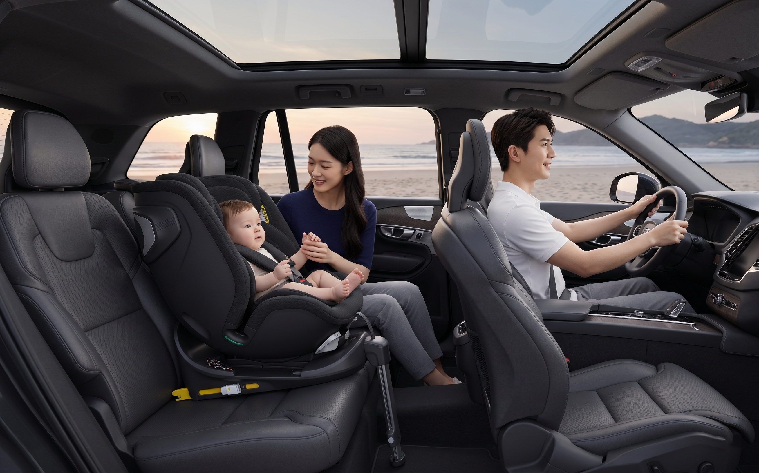 vehicle-use child safety seats，Safety seat，Safety seat modeling rendering，Maternal and infant products，E-commerce details，3D rendering，