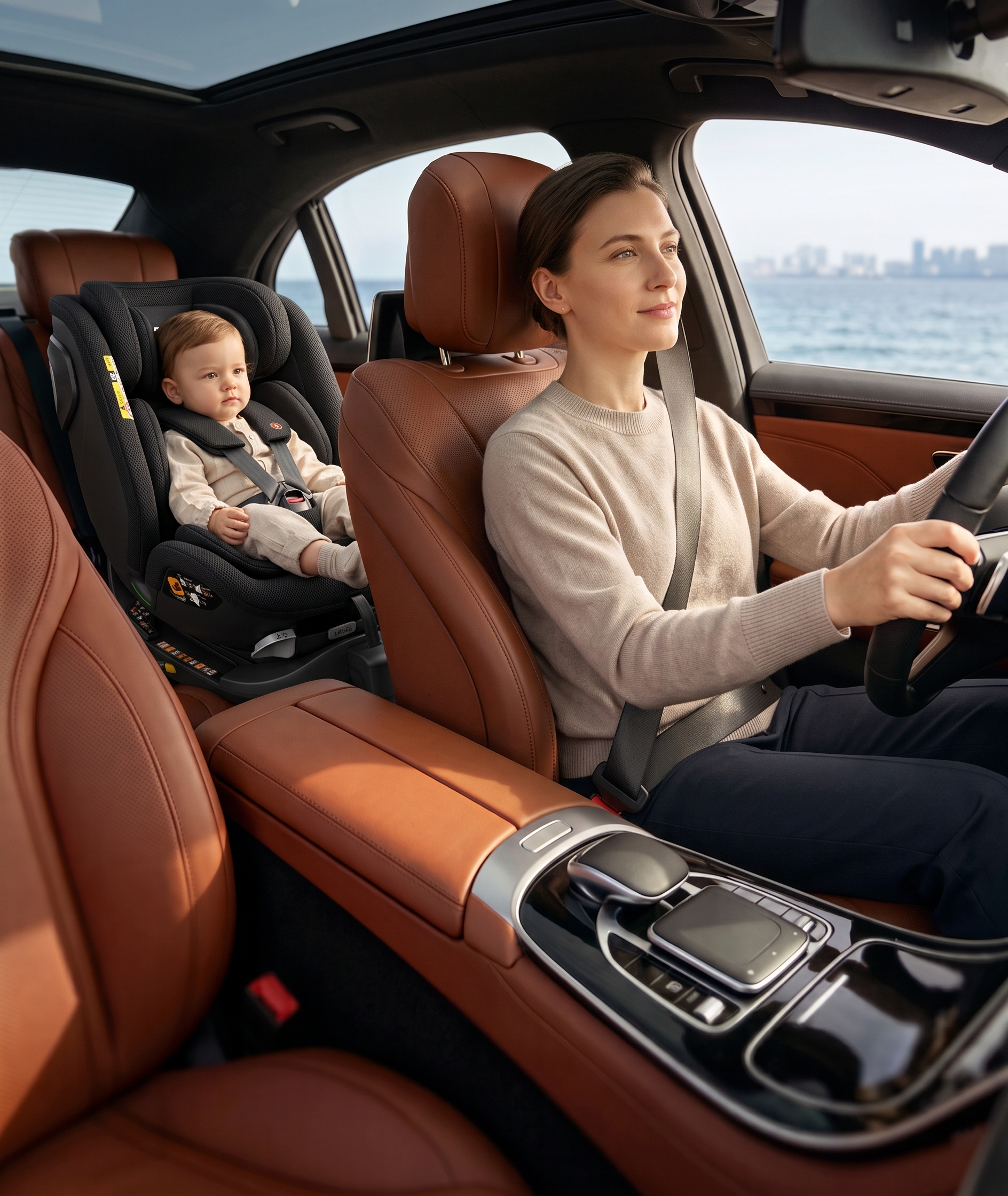 vehicle-use child safety seats，Safety seat，Safety seat modeling rendering，Maternal and infant products，E-commerce details，3D rendering，