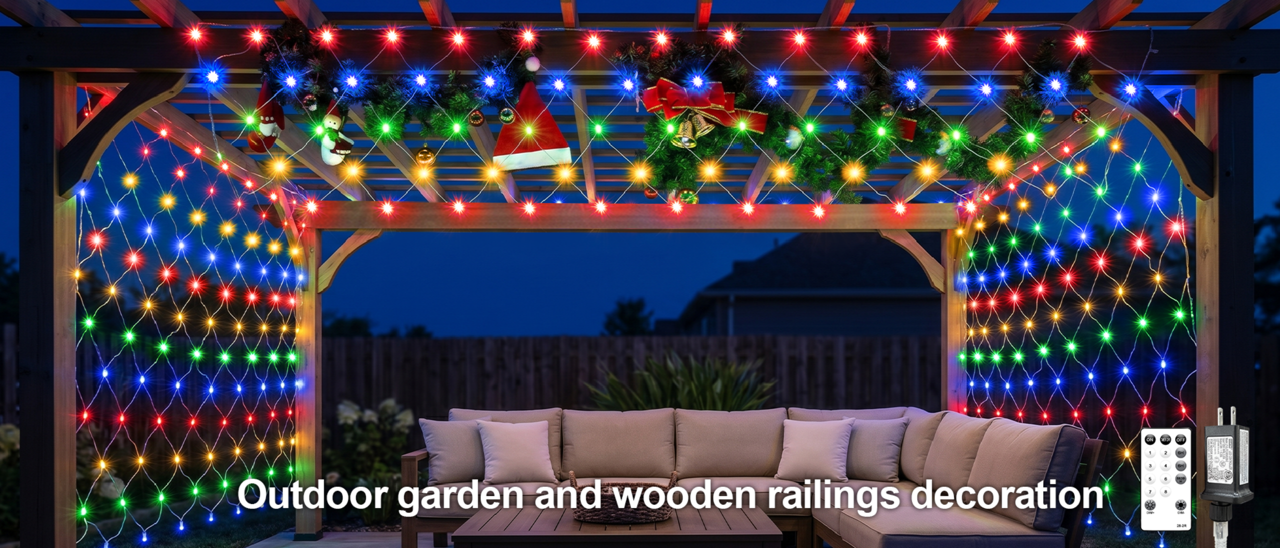 Christmas lights，Atmosphere lamp，Net light，
