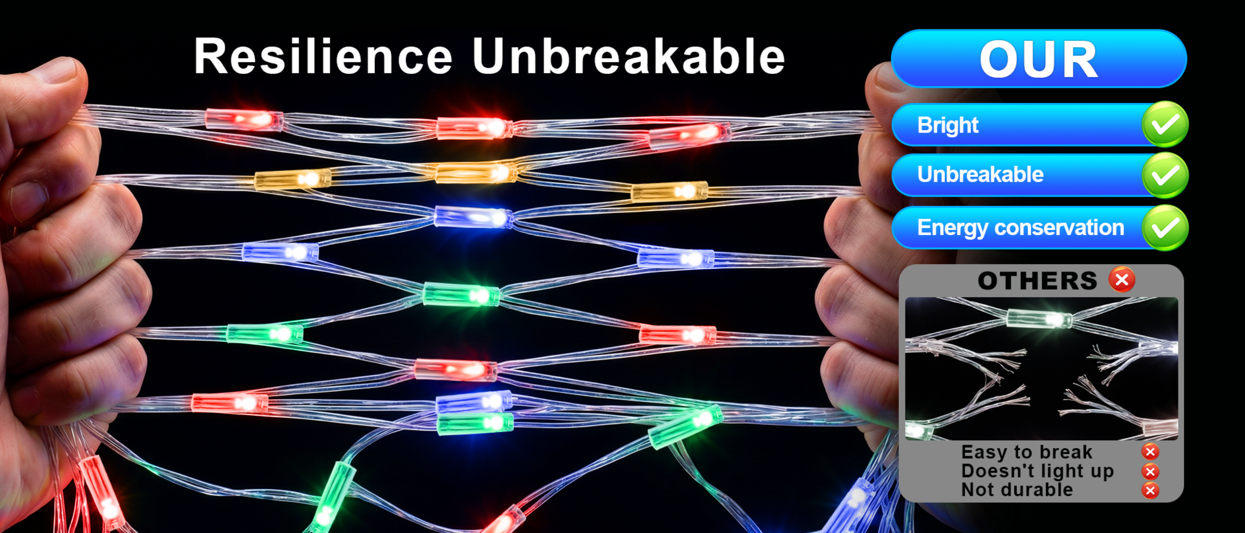 Christmas lights，Atmosphere lamp，Net light，