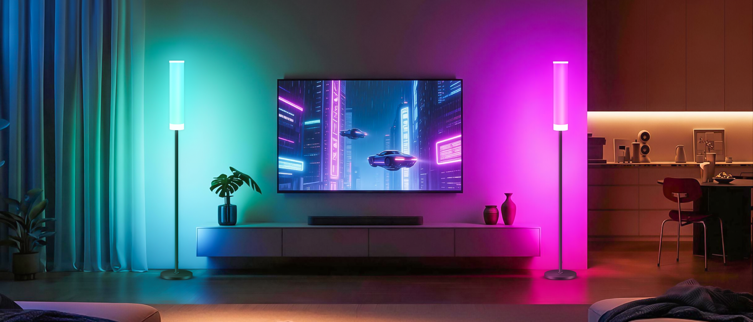 Floor lamp，Bluetooth floor lamp，Magic floor lamp，