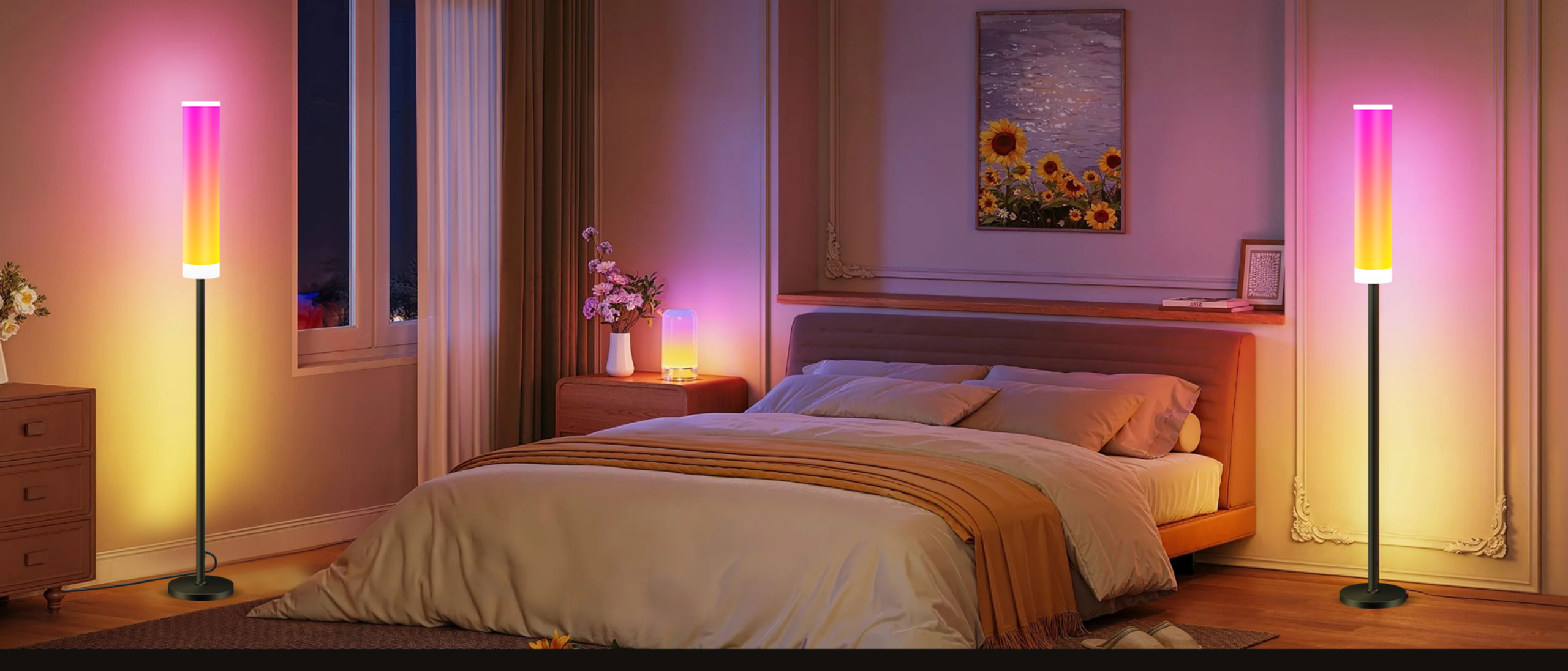 Floor lamp，Bluetooth floor lamp，Magic floor lamp，
