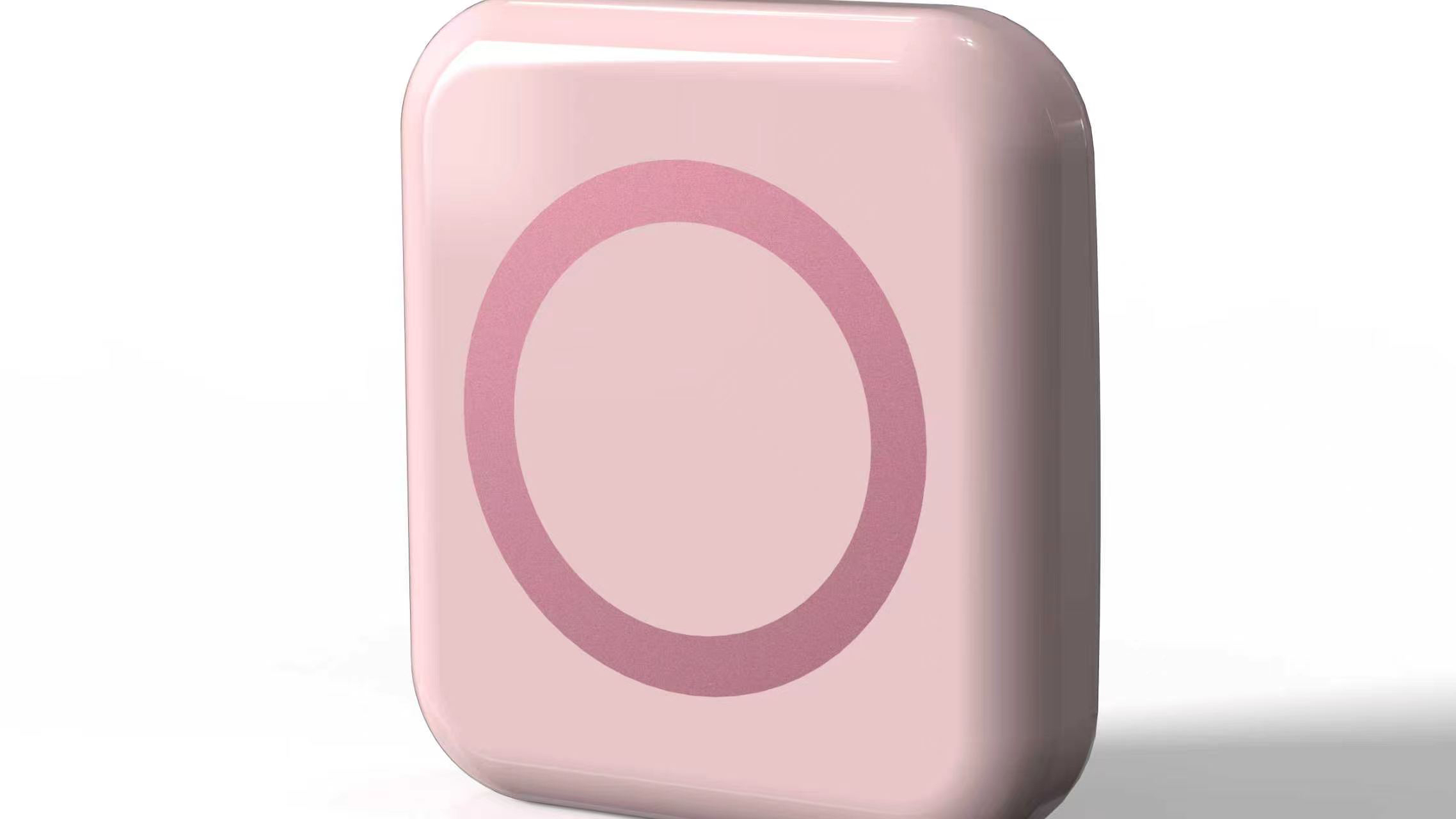 Magnetic suction wireless charging girl digital Macaron curved surface，