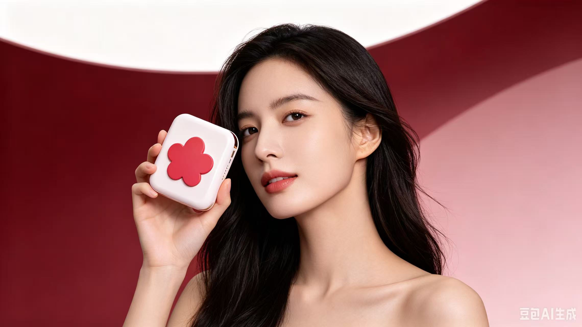 Magnetic suction wireless charging girl digital Macaron curved surface，
