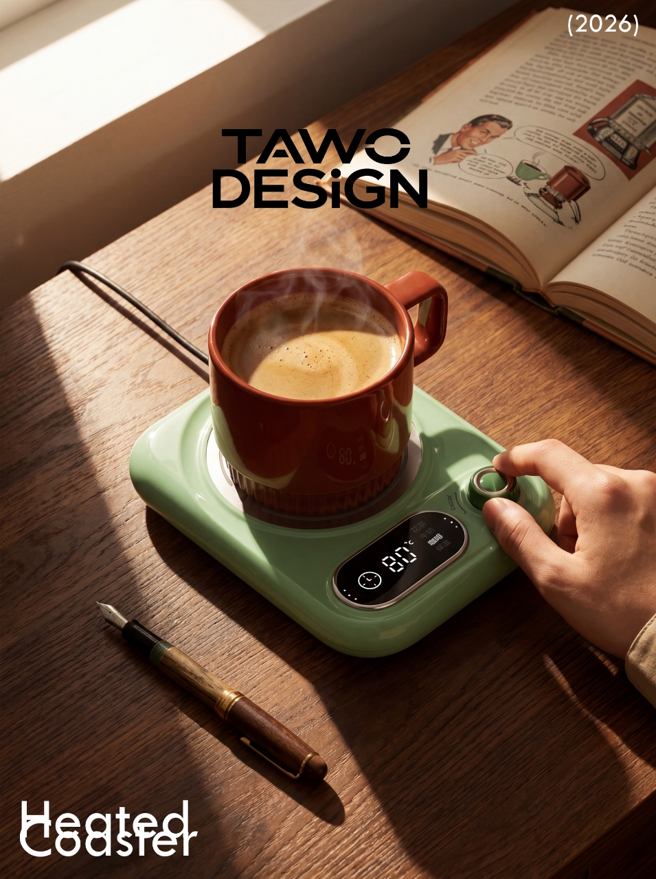 product design，product design，industrial design，industrial design，Heating coaster，Heating coaster，Thermostatic coaster，Thermostatic coaster，household electrical appliances，household electrical appliances，Desktop small appliances，Desktop small appliances，