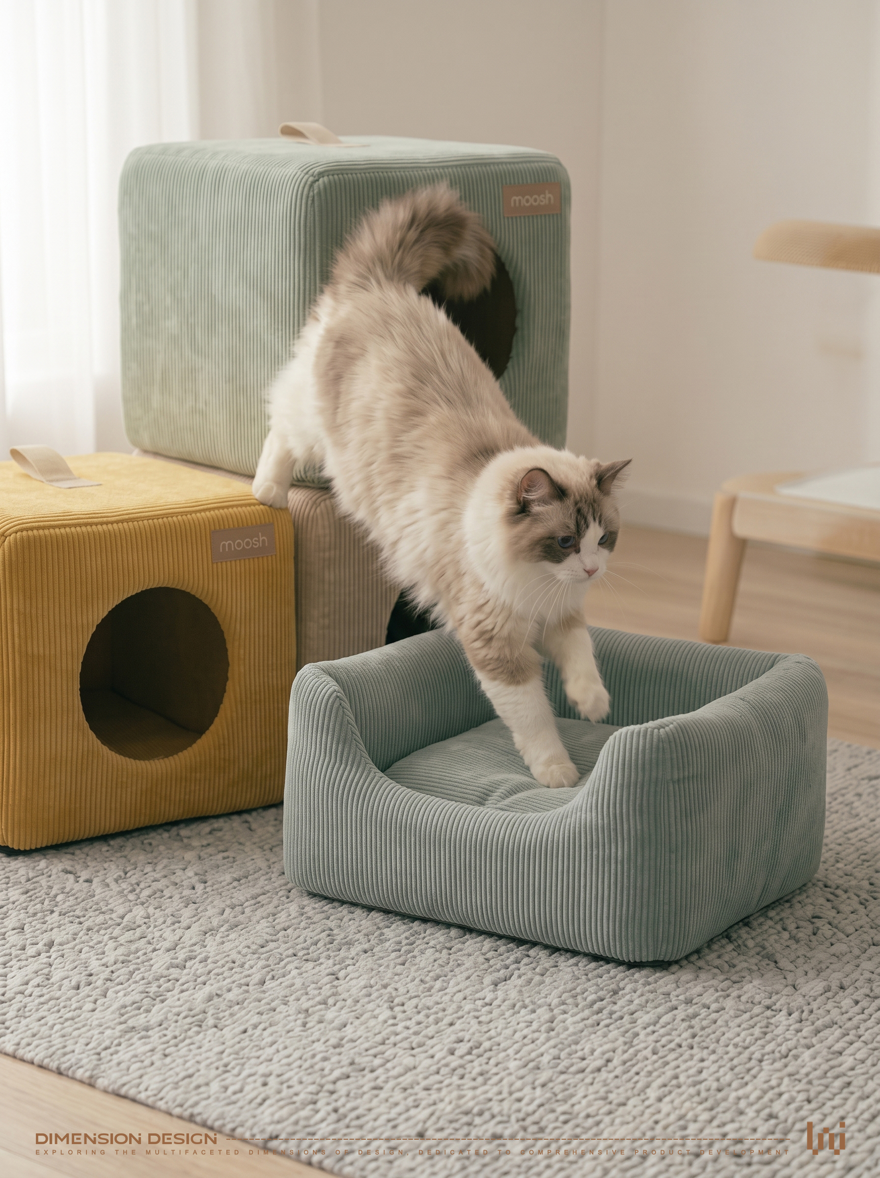 product design，industrial design，Pet Supplies & Pet，Cat nest，Pet nest，Pet furniture，