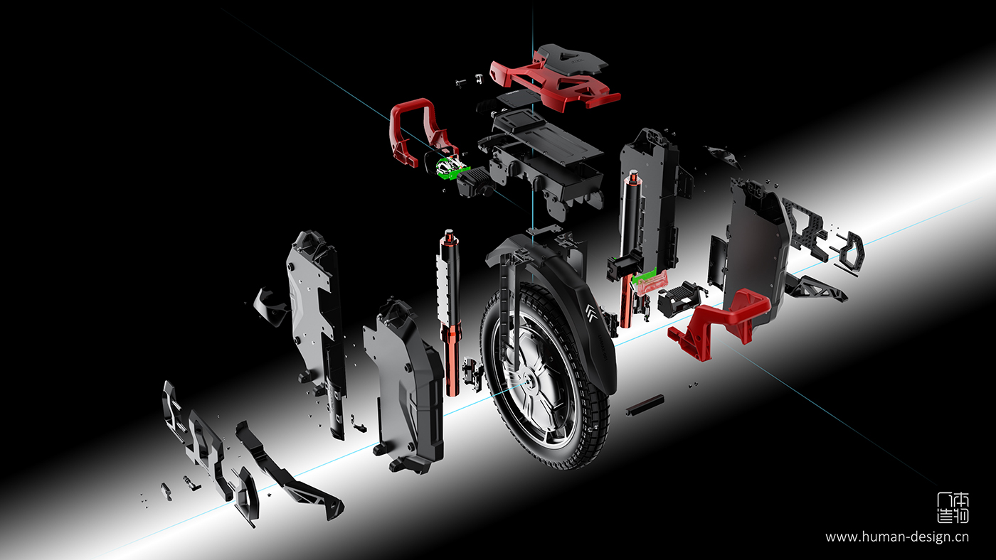 industrial design，Unicycle design，Electric vehicle design，Off-road unicycle，EUC，Balance car design，Vehicle design，Locomotive design，