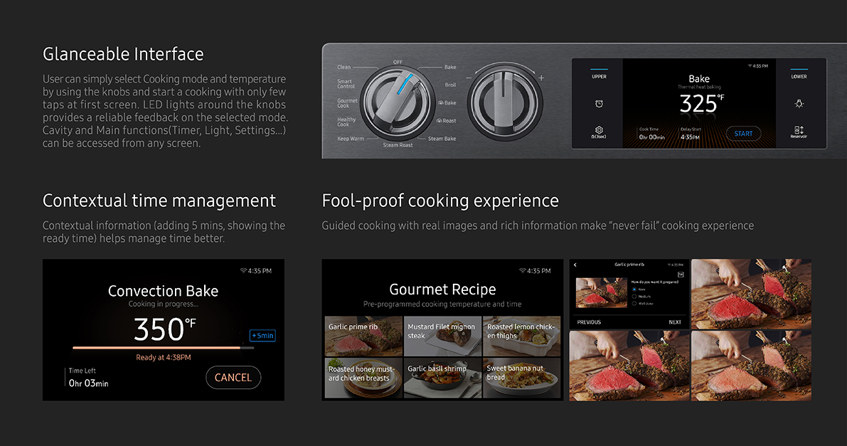 Good Design，two thousand and seventeen，Wall Oven，ux，