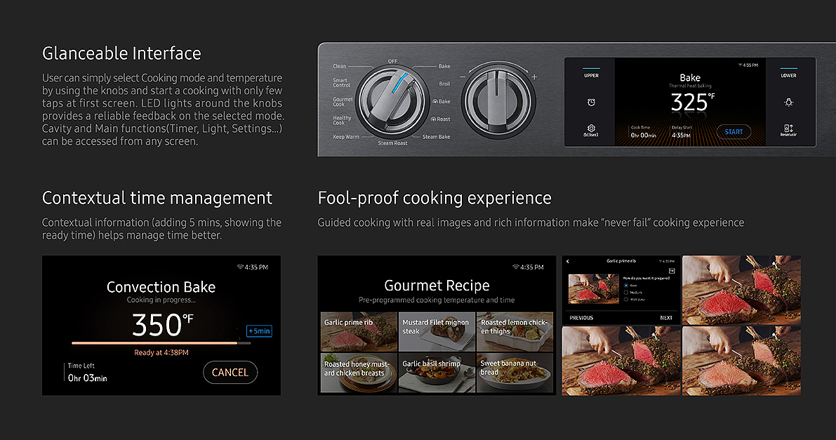 Good Design，two thousand and seventeen，Wall Oven，ux，