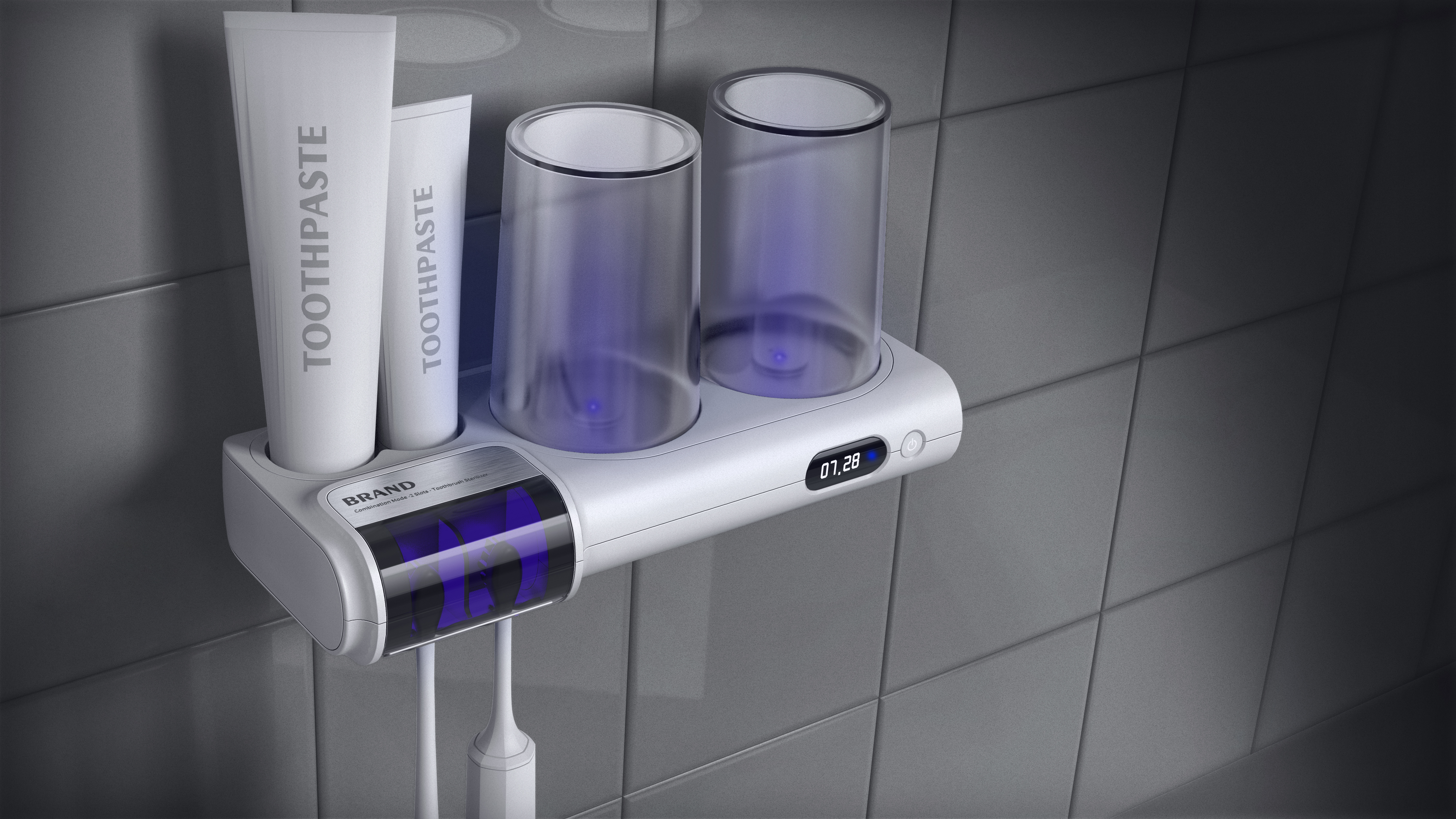 Original works，Industry / products，articles for daily use，industrial product，small home appliances，industrial design，product design，Toothbrush sterilizer，