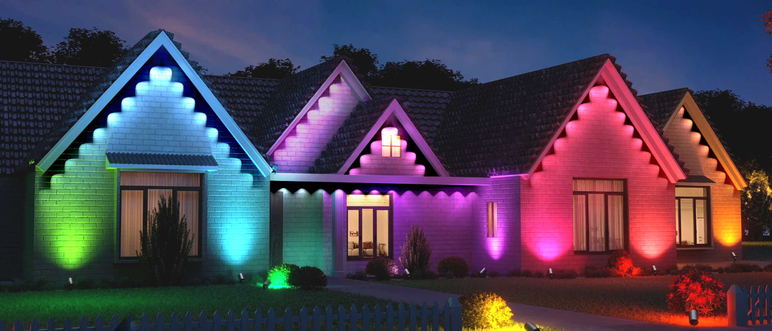 Eaves lamp，Bluetooth Eaves Light，Magic Eaves Light，