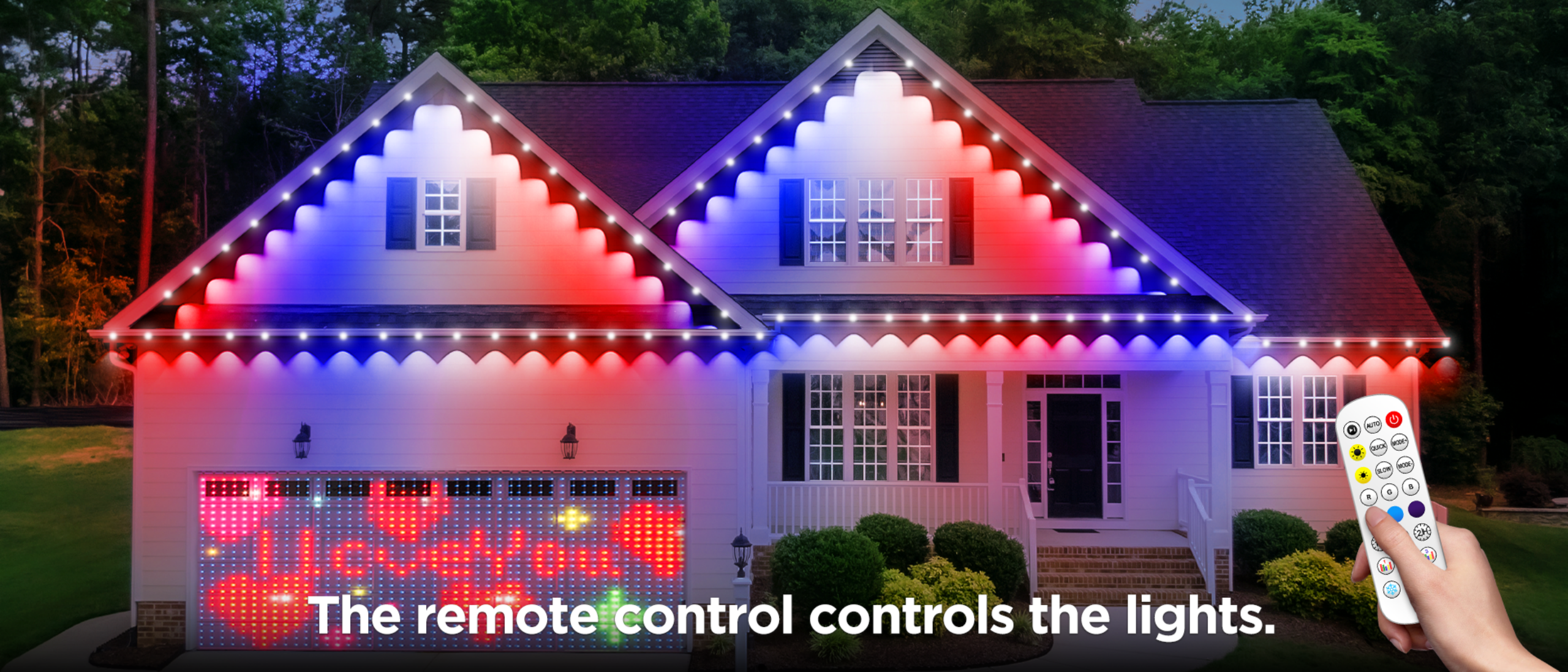 Eaves lamp，Bluetooth Eaves Light，Magic Eaves Light，