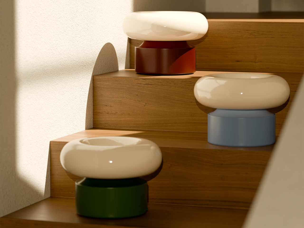 ILo，Separate table lamp，Wireless induction charging，Portable atmosphere lamp，Nordic design，
