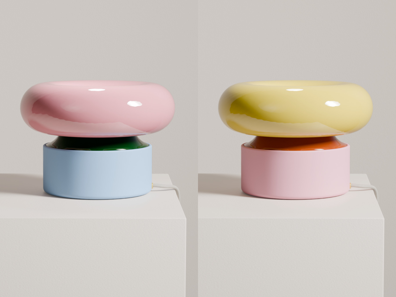 ILo，Separate table lamp，Wireless induction charging，Portable atmosphere lamp，Nordic design，