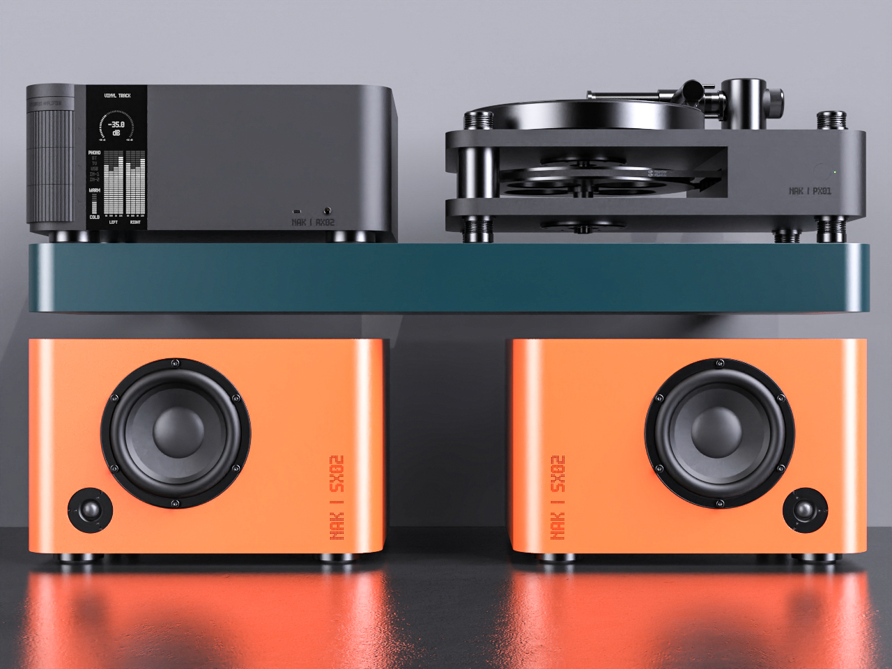 NAK，Antoine Brieux，Vinyl record player，