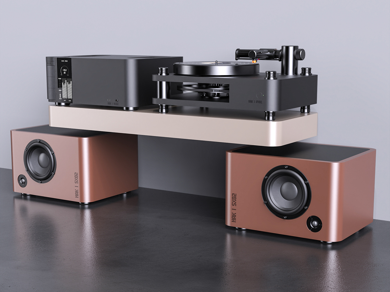 NAK，Antoine Brieux，Vinyl record player，