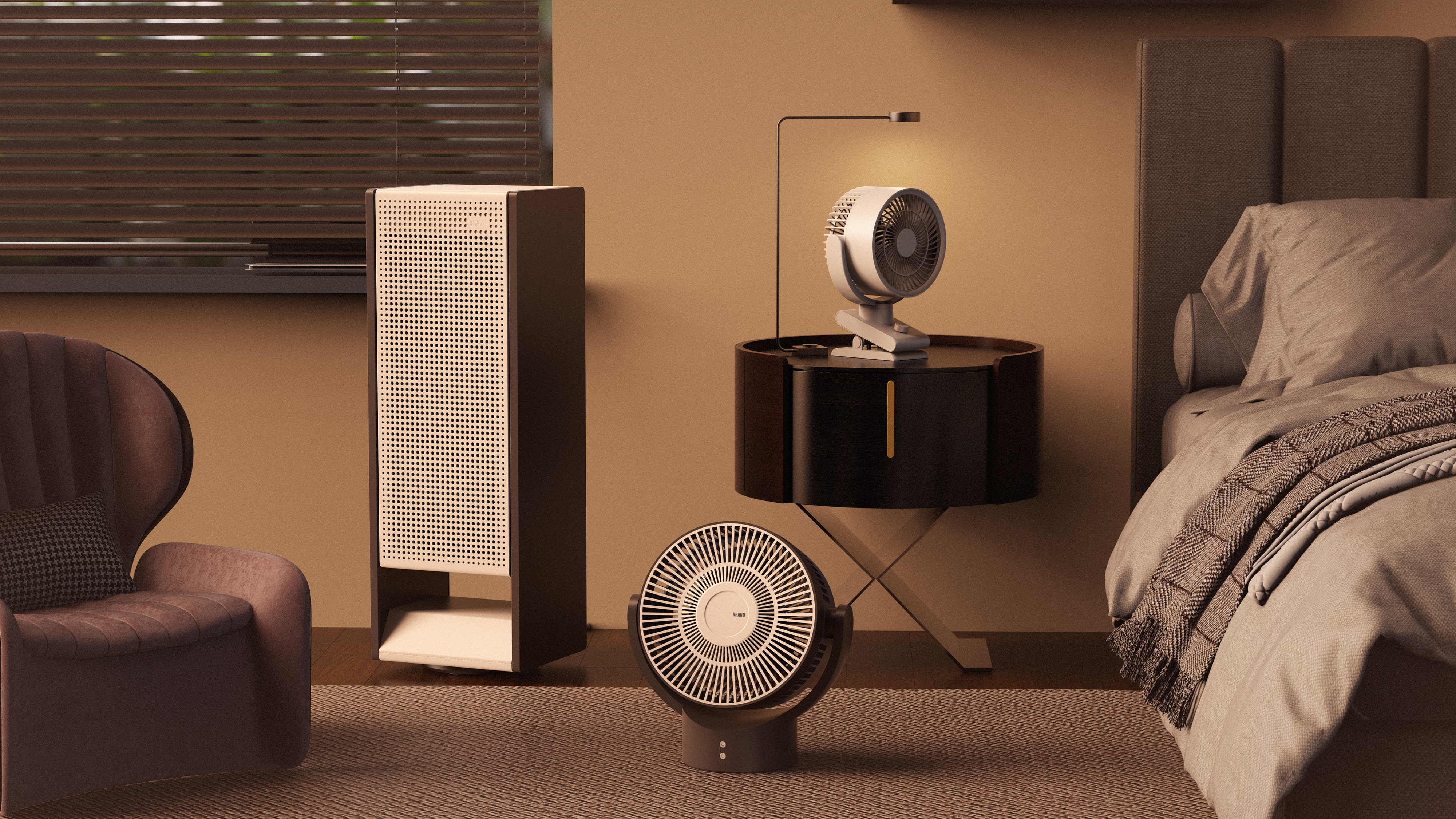 Fan，Air heater，Circulation fan，Bathroom heater，