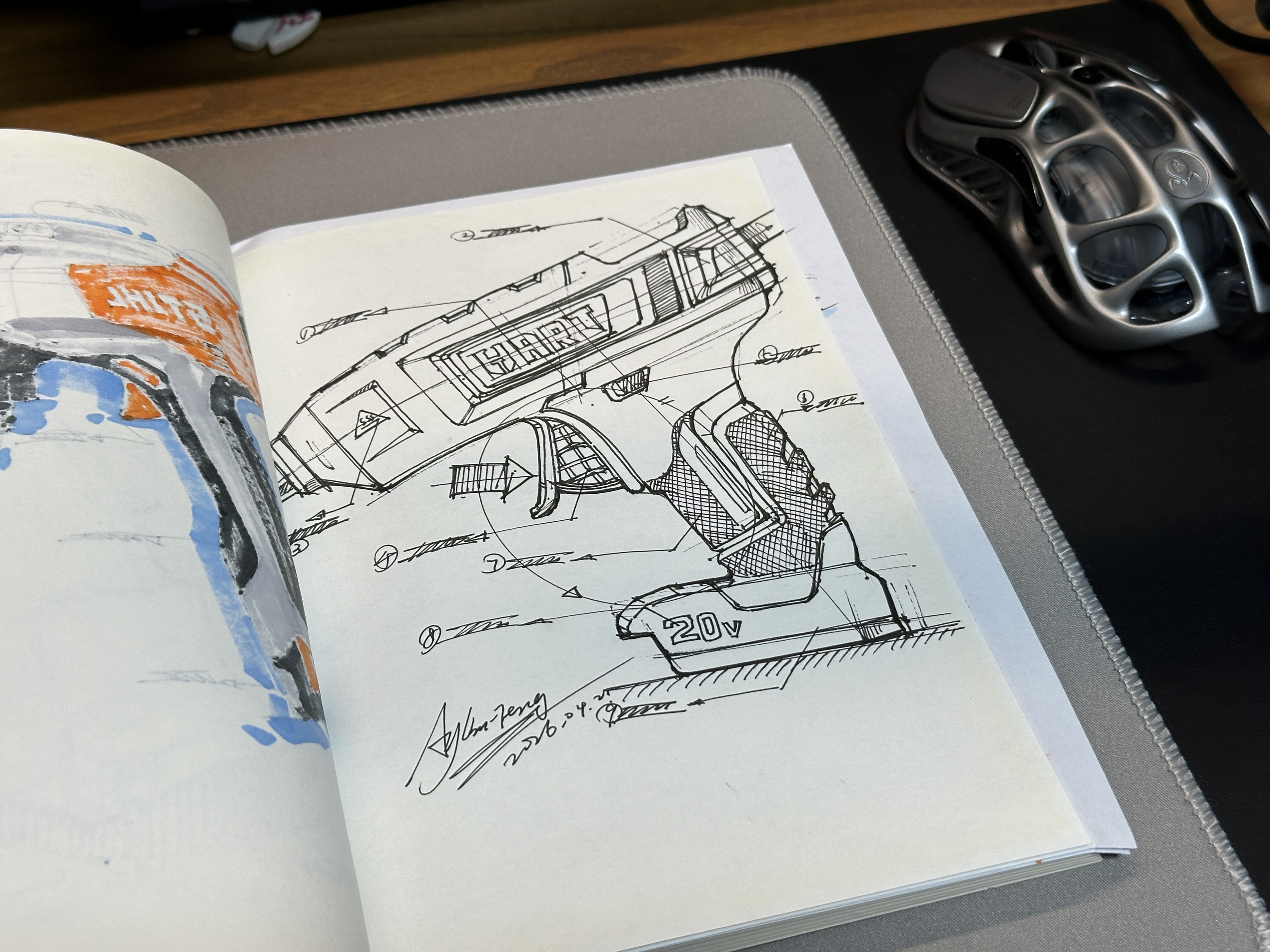 industrial design，product design，Hand drawn product design，Hand drawn industrial design，Designer's hand-painted book，Dream-chasing Design Postgraduate Entrance Examination，