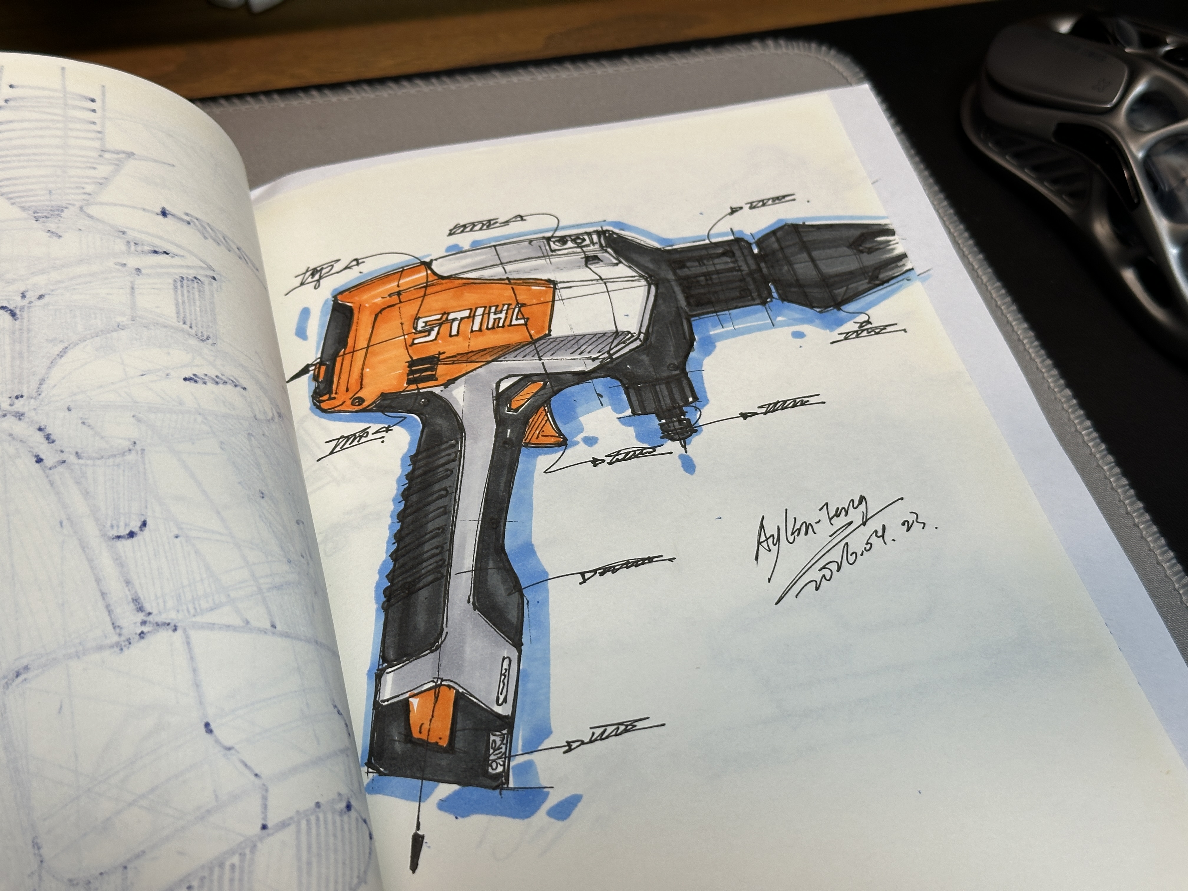 industrial design，product design，Hand drawn product design，Hand drawn industrial design，Designer's hand-painted book，Dream-chasing Design Postgraduate Entrance Examination，