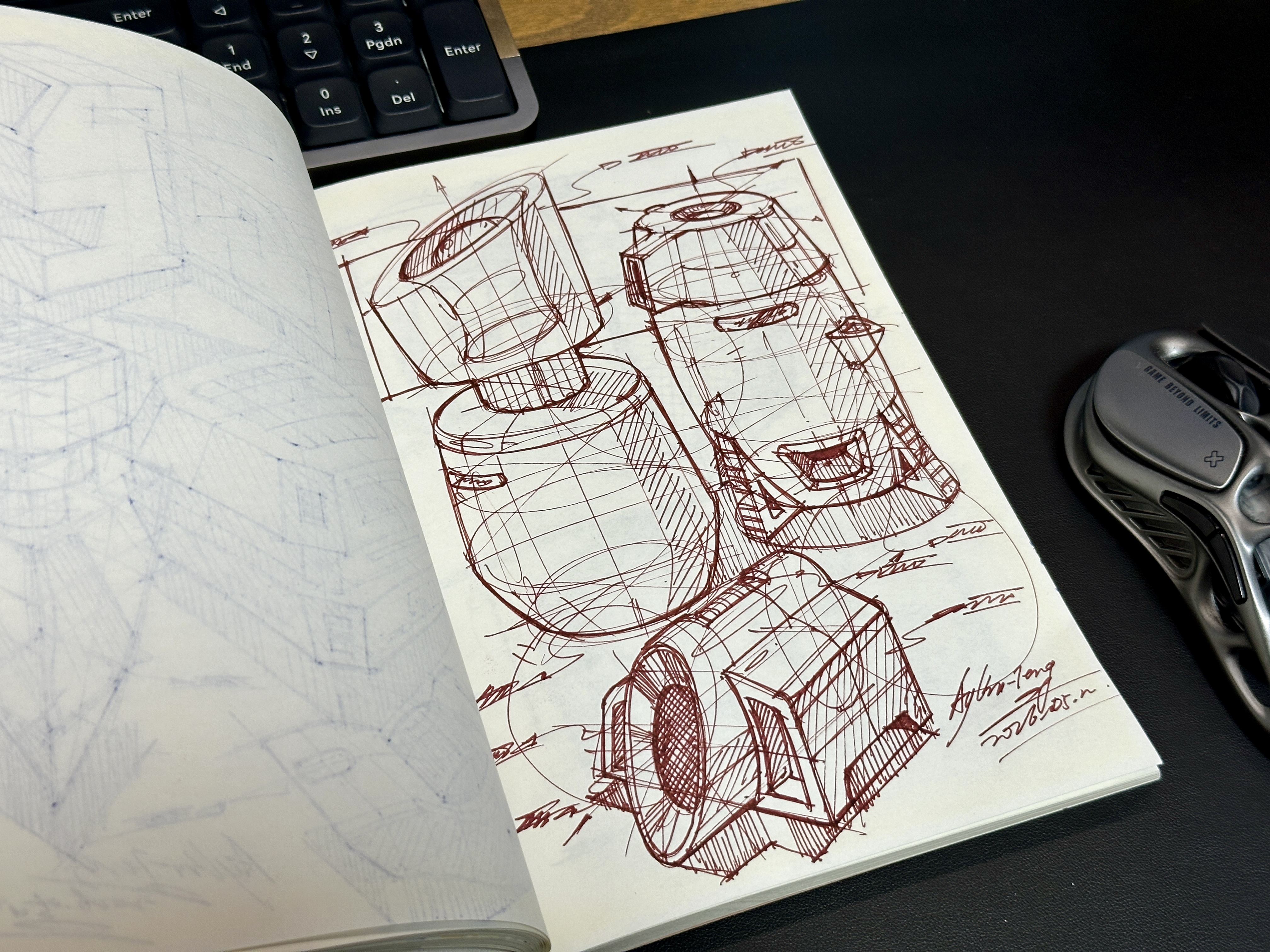 industrial design，product design，Hand drawn product design，Hand drawn industrial design，Designer's hand-painted book，Dream-chasing Design Postgraduate Entrance Examination，